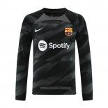 Camiseta del Barcelona Portero Manga Larga 2023-2024 Negro