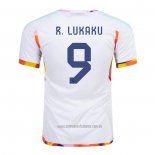 Camiseta del Belgica Jugador R.Lukaku 2ª Equipacion 2022