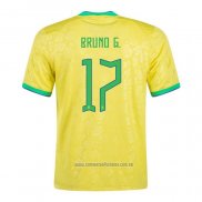 Camiseta del Brasil Jugador Bruno G. 1ª Equipacion 2022