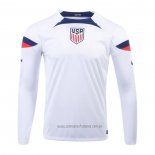 Camiseta del Estados Unidos 1ª Equipacion Manga Larga 2022