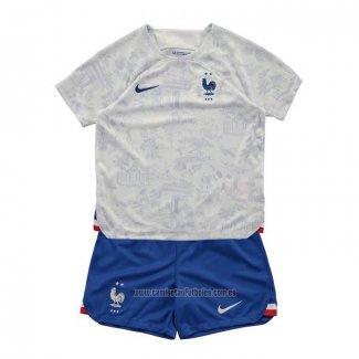 Camiseta del Francia 2ª Equipacion Nino 2022