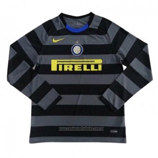 Camiseta del Inter Milan 3ª Equipacion Manga Larga 2020-2021