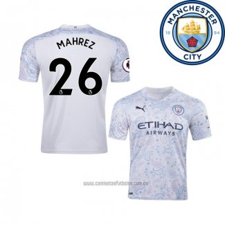 Camiseta del Manchester City Jugador Mahrez 3ª Equipacion 2020-2021