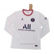 Camiseta del Paris Saint-Germain 4ª Equipacion Manga Larga 2021-2022