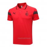 Camiseta Polo del AC Milan 2023-2024 Rojo