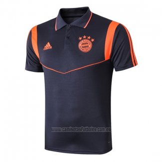 Camiseta Polo del Bayern Munich 2019-2020 Azul y Naranja