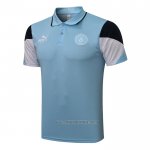 Camiseta Polo del Manchester City 2021-2022 Azul