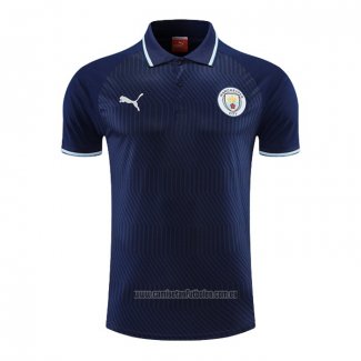 Camiseta Polo del Manchester City 2022-2023 Azul Marino