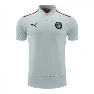 Camiseta Polo del Manchester City 2022-2023 Gris