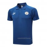 Camiseta Polo del Manchester City 2023-2024 Azul