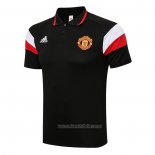 Camiseta Polo del Manchester United 2021-2022 Negro