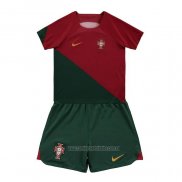 Camiseta del Portugal 1ª Equipacion Nino 2022