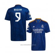 Camiseta del Real Madrid Jugador Benzema 2ª Equipacion 2021-2022