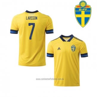 Camiseta del Suecia Jugador Larsson 1ª Equipacion 2020