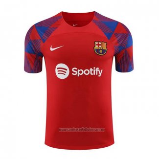 Camiseta de Entrenamiento Barcelona 2023-2024 Rojo