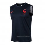 Camiseta de Entrenamiento Francia Sin Mangas 2021-2022 Azul