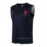 Camiseta de Entrenamiento Francia Sin Mangas 2021-2022 Azul