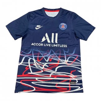 Camiseta de Entrenamiento Paris Saint-Germain 2020-2021 Azul