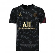 Camiseta de Entrenamiento Paris Saint-Germain Jordan 2021 Negro