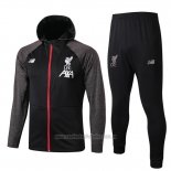 Chandal con Capucha del Liverpool 2019-2020 Negro