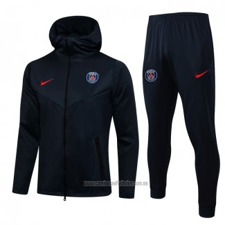 Chandal con Capucha del Paris Saint-Germain 2021-2022 Azul