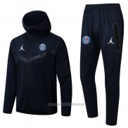 Chandal con Capucha del Paris Saint-Germain 2022-2023 Azul