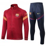 Chandal de Chaqueta del Barcelona 2020-2021 Rojo