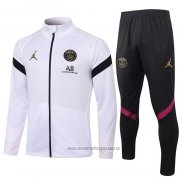 Chandal de Chaqueta del Paris Saint-Germain Jordan 2020-2021 Blanco