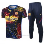 Chandal del Barcelona Manga Corta 2020-2021 Azul