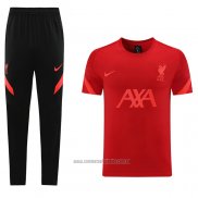 Chandal del Liverpool Manga Corta 2021 Rojo