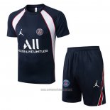 Chandal del Paris Saint-Germain Jordan Manga Corta 2022-2023 Azul - Pantalon Corto