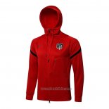 Chaqueta con Capucha del Atletico Madrid 2021-2022 Rojo