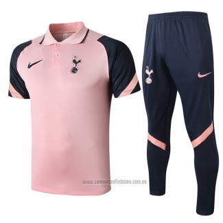 Conjunto Polo Tottenham Hotspur 2020-2021 Rosa