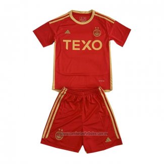 Camiseta del Aberdeen 1ª Equipacion Nino 2023-2024