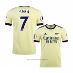 Camiseta del Arsenal Jugador Saka 2ª Equipacion 2021-2022