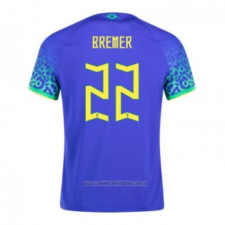 Camiseta del Brasil Jugador Bremer 2ª Equipacion 2022