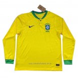 Camiseta del Brasil 1ª Equipacion Manga Larga 2022