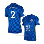 Camiseta del Chelsea Jugador Rudiger 1ª Equipacion 2021-2022