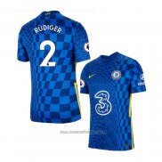 Camiseta del Chelsea Jugador Rudiger 1ª Equipacion 2021-2022