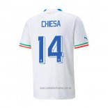 Camiseta del Italia Jugador Chiesa 2ª Equipacion 2022