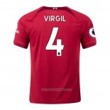 Camiseta del Liverpool Jugador Virgil 1ª Equipacion 2022-2023