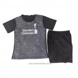 Camiseta del Liverpool Portero Nino 2020-2021 Negro