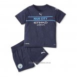 Camiseta del Manchester City 3ª Equipacion Nino 2021-2022