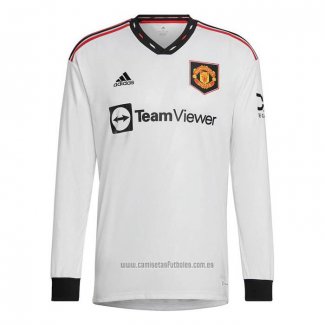 Camiseta del Manchester United Authentic 2ª Equipacion Manga Larga 2022-2023