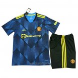 Camiseta del Manchester United 3ª Equipacion Nino 2021-2022