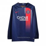 Camiseta del Paris Saint-Germain 1ª Equipacion Manga Larga 2023-2024