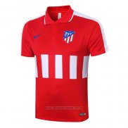 Camiseta Polo del Atletico Madrid 2020-2021 Rojo