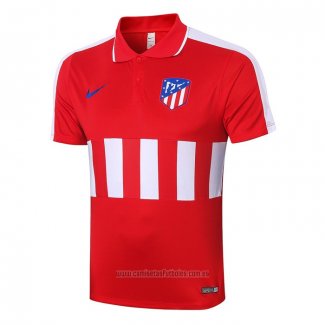 Camiseta Polo del Atletico Madrid 2020-2021 Rojo