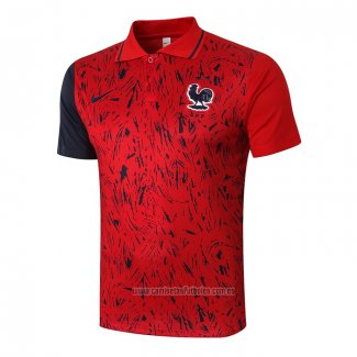 Camiseta Polo del Francia 2020-2021 Rojo