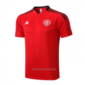 Camiseta Polo del Manchester United 2022-2023 Rojo